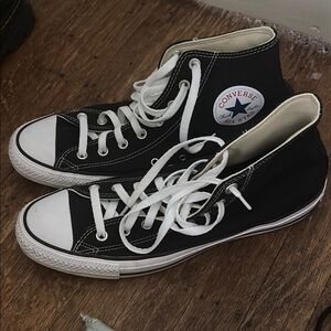 Converse Black and White High-Tops